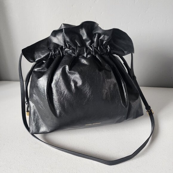 Isabel Marant Drawstring Shoulder Bag "EUC" - Picture 2 of 16